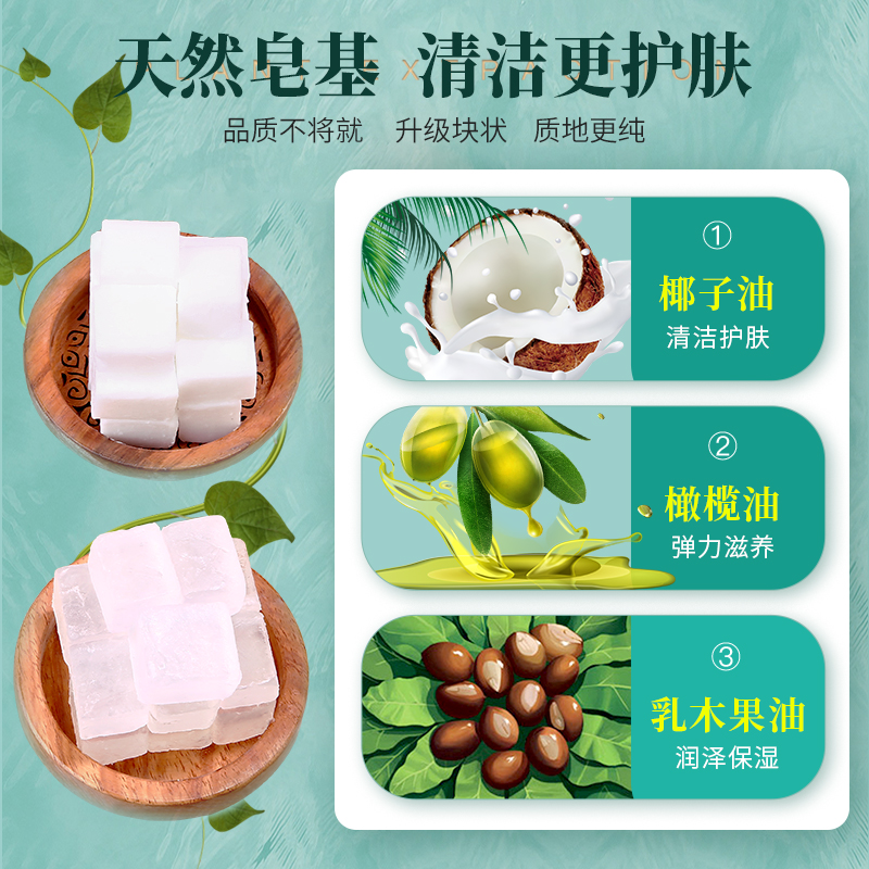 百罗皂基diy手工皂自制材料包母乳香肥diy透明乳白皂植物油原料-图1