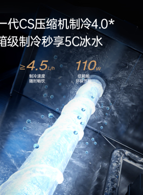 宜盾普G3嵌入式管线机冷热冰气泡家用无水箱超薄可接桶装水净水器