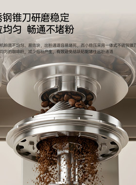 [自动压粉]宜盾普C20咖啡机家用小型冷萃半自动研磨一体机美意式