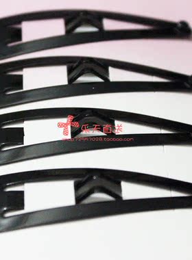 日本贝印kai刘海夹无痕钢丝黑色一字发夹弹性豌豆夹BB边夹长发