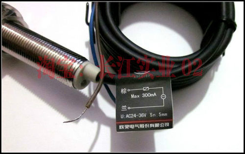 CLin欣灵牌电感式接近开关LJA12M-5A1-Z 5A2-Z交流AC24-36V常开闭 - 图1