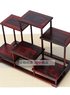 红木博古架中式古典紫砂茶壶架