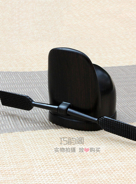 紫光檀实木状元帽摆件升官发财