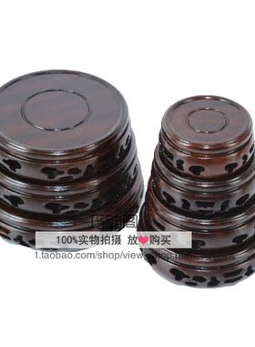 工艺品摆件玉器陶瓷底座实木茶壶