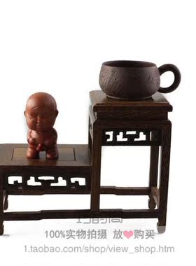 茶壶花瓶古玩底座小摆件
