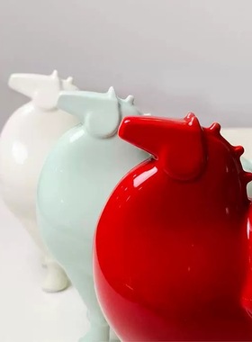 陶瓷唐马摆件唐富贵创意家居装饰