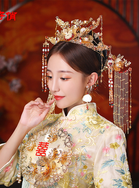 中式新娘头饰合金奢华
