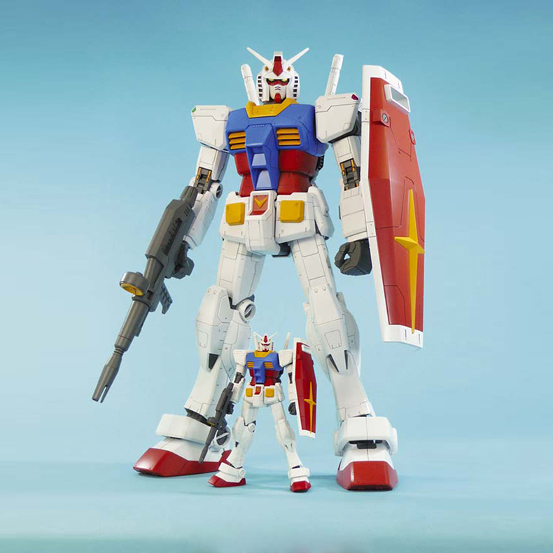 现货万代 MEGA SIZE 1/48 RX-78-2高达巨大元祖头号拼装模型-图2