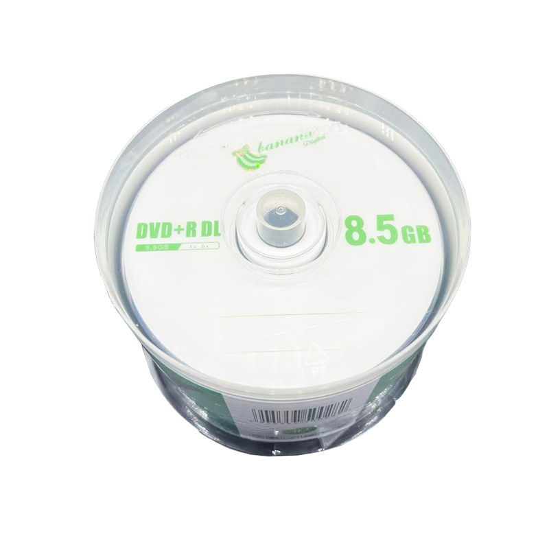 Dvd banana printable large capacity barrel burning disk