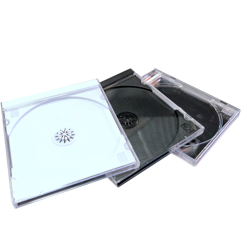 加厚透明标准单片装CD-R碟片收纳盒DVD光盘盒子乳白底塑料插封页1,淘宝优惠券,粉丝福利购,淘宝优惠卷