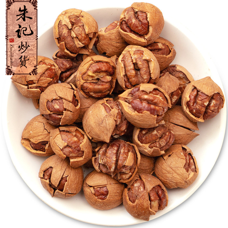 朱记炒货特好剥手炒浙江500g小胡桃 朱记炒货食品山核桃
