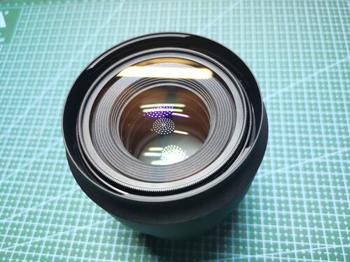 金属遮光罩适用于佳能 RF 85mm F2.0单反镜头rf85 f2遮光罩可反扣 - 图1