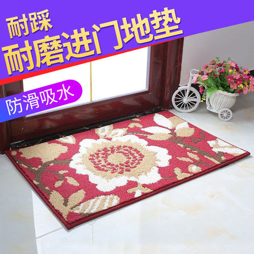 大达金丹兰绒面防滑垫门厅厨房地垫长条吸油入户门垫进门脚垫地毯 - 图1