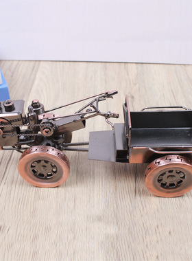 铁艺手扶拖拉机模型办公室