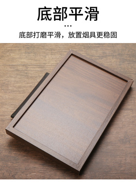 新木质托盘醒草盘波西米亚风收纳盒烟具长方形时尚彩首饰品收纳款