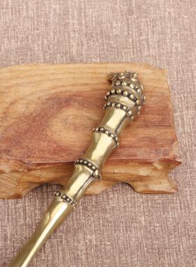 潮爱古铜分茶工具竹根直供