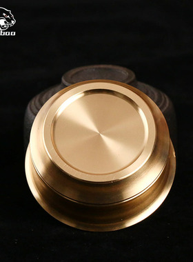 纯黄铜复古法手工匠作旧典藏国风艺术摆件锦鲤小酒杯水茶杯道简约