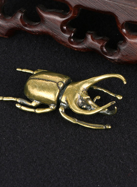 仿古做旧手工纯铜昆虫趣味