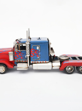 擎天柱模型铁艺摆件客厅复古