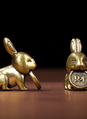 纯黄铜手工匠复古法作旧典藏国风