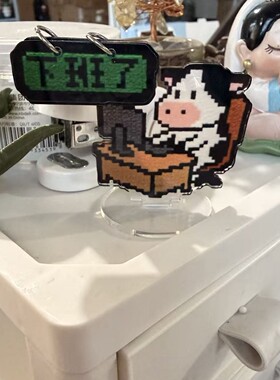 现货创意牛马打工人办公室工位翻牌文字亚克力版桌面摆件装饰立牌