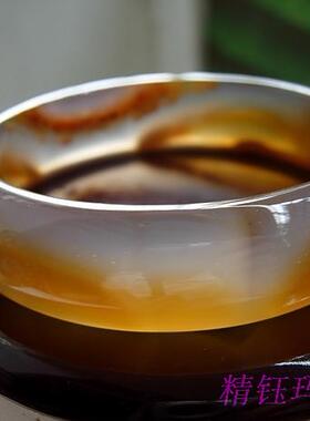 巴西玛瑙正装58mm荧光高温玉髓