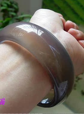 纹理加宽加厚玛瑙手镯掌柜推荐