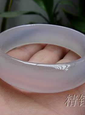 巴西玛瑙纯天然朱砂纹理玉髓手镯