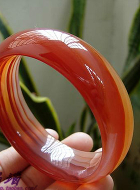 新鲜出炉精品正品巴西玛瑙手镯62mm 天然原色 满圈纹理 热情似火
