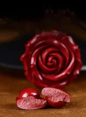 女款花开富贵玫瑰花双面吊坠紫金