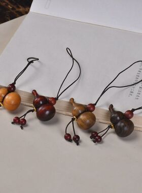 diy包包福禄檀木挂创意钥匙扣