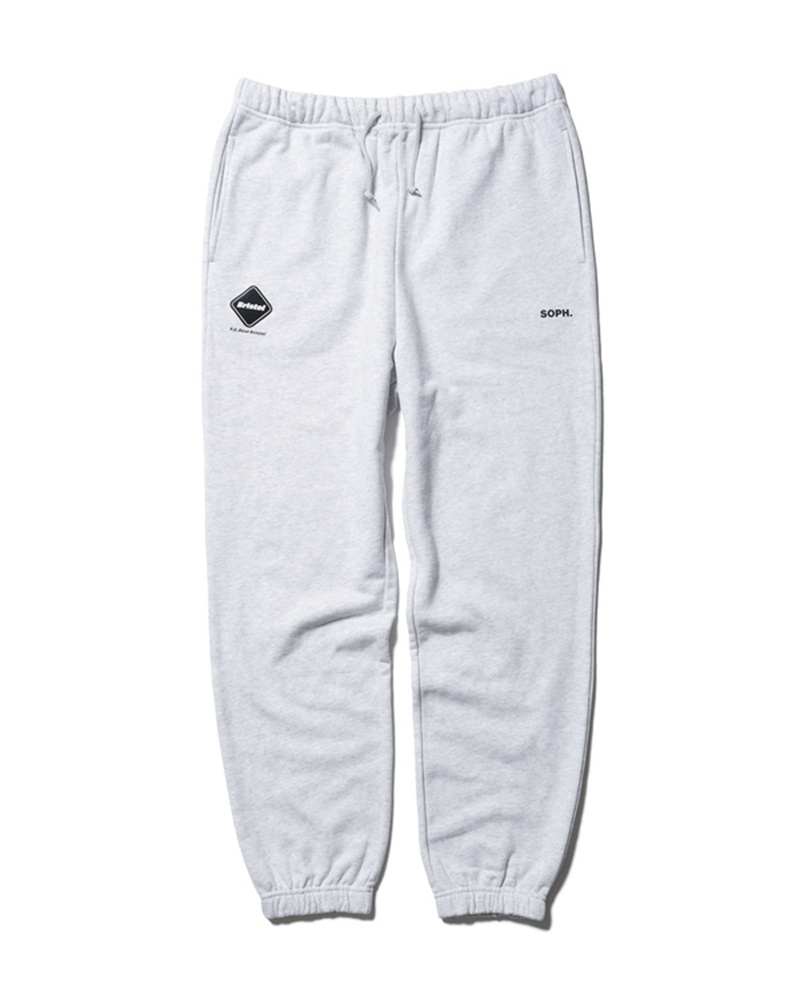 FCRB EMBLEM SWEAT PANTS高克重毛圈运动休闲卫裤 - 图0