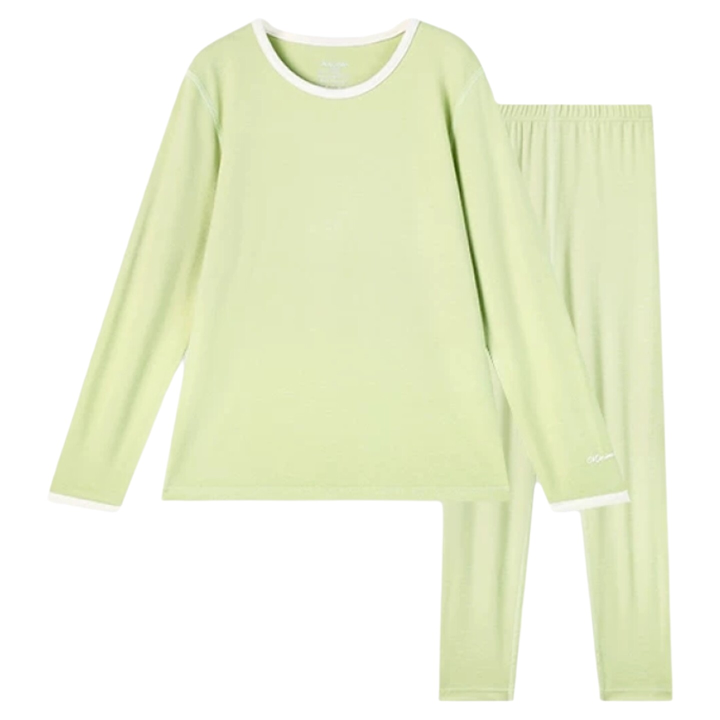 10A Antibacterial Wool Warm Autumn Clothing Set for Middle and Large Children