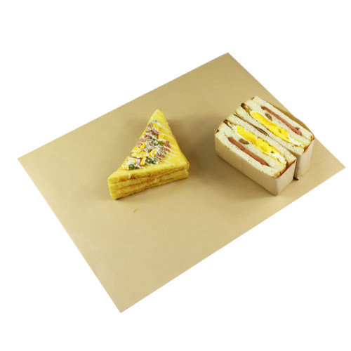 三明治包装防油纸 一次性牛皮汉堡纸食品包装纸 烘焙包装淋膜纸 - 图3