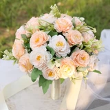 Blossom Blossom Корейская свадебная подружка невесты свадебное шоу Гранд -Леди Китайское свадебное свадебное букет в стиле европейского стиля Мори