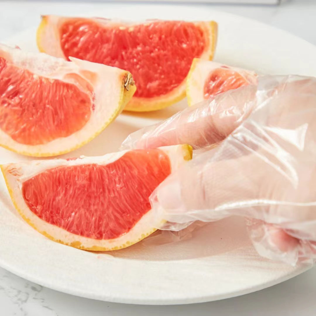 宜客PE薄膜手套盒装均码一次性厨房烘焙餐饮装500只麦德龙代购