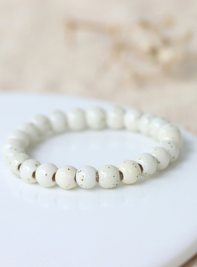 文艺气质景德镇陶瓷菩提手串手链