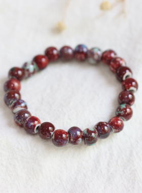 国风景德镇陶瓷手串瓷珠手链