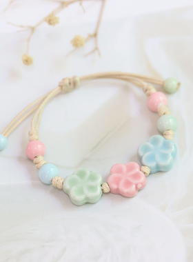 国风手作景德镇陶瓷手链小手串