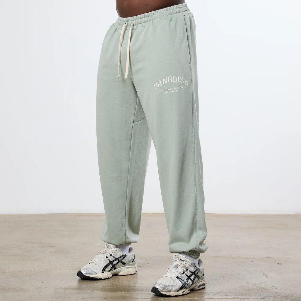 超舒适VANQUISH BETTER水洗运动休闲长裤男美式宽松棉质毛圈卫裤,淘宝优惠券,粉丝福利购,淘宝优惠卷