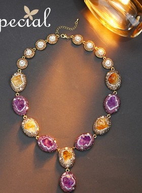 SPECIAL淡水珍珠紫水晶项链