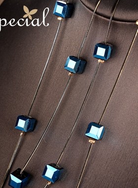 SPECIAL欧美复古双层叠戴项链