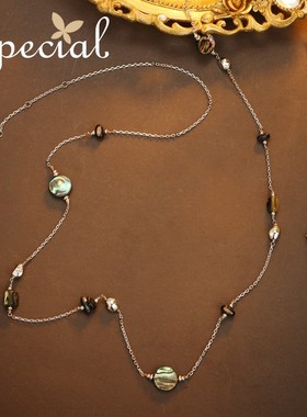 SPECIAL贝壳毛衣链女