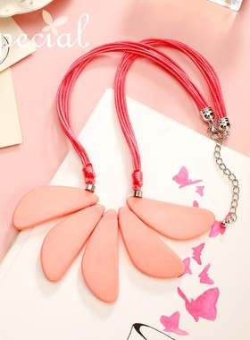 SPECIAL小众设计花瓣设计项链