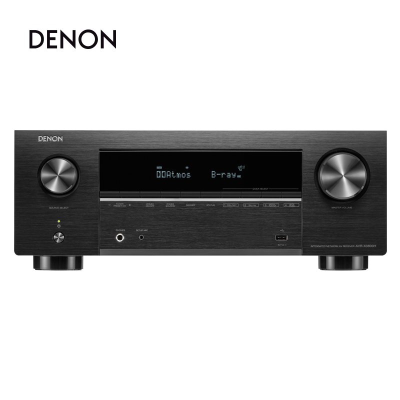 DENON/天龙AVR-X3800H功放机9声道家用杜比全景功放8K - 图0