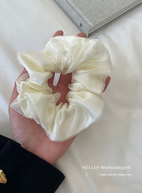 简约气质双层网纱大肠发圈