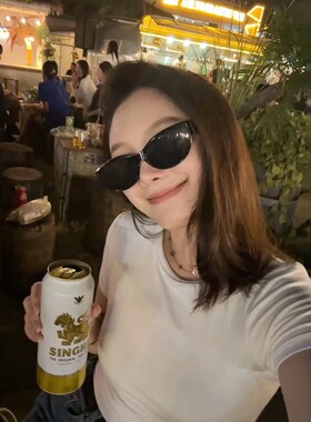 墨镜猫眼欧美女显瘦太阳镜