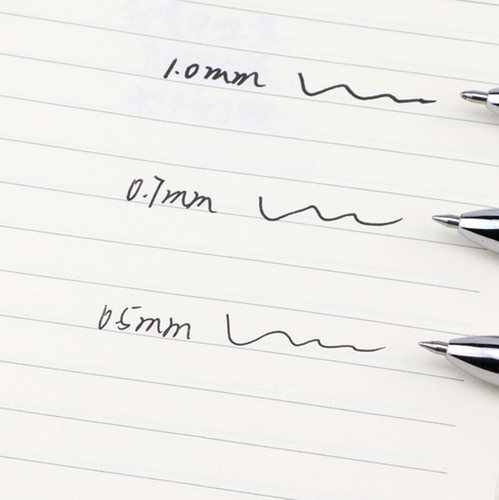 宝克大容量中性笔芯0.5/0.7/1.0mm黑蓝红色粗水笔替芯子弹头签字笔芯蓝黑墨蓝碳素可适用于PC1828/1838/1848 - 图2