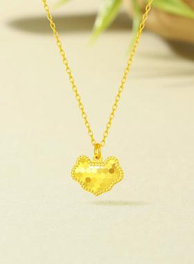 S925纯银新中式平安锁项链国潮轻奢小众新款爆款设计感百搭颈链女