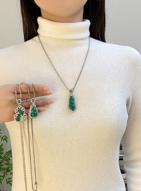 简约绿色高级感新中式国风气质